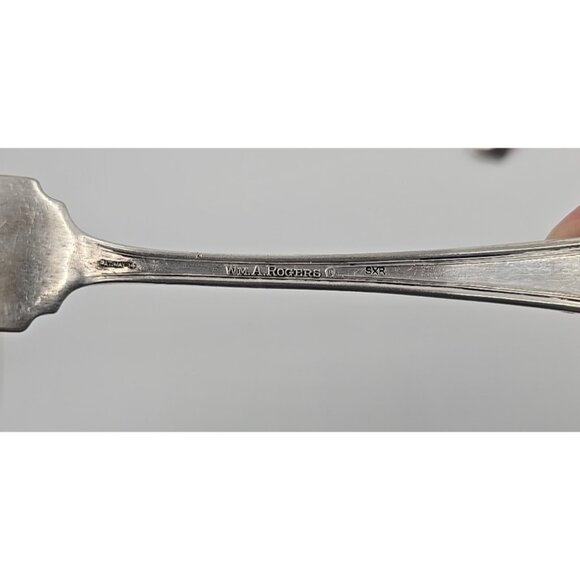 WM. A. Rogers SXR Silverplated Mixed Lot 19 Pc Spoons Forks Replacements Vtg - Picture 8 of 13
